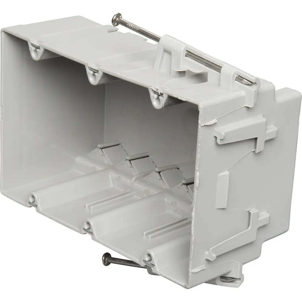LEGRAND Pass & Seymour S354RAC Switch and Outlet Box 3-Gang with Quick/Click