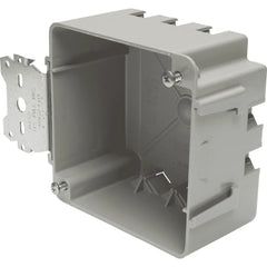 LEGRAND Pass & Seymour S4435SAC 4 Square Box With Threaded Mounting Holes 35 Cu. In.