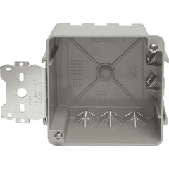 LEGRAND Pass & Seymour S4435SAC 4 Square Box With Threaded Mounting Holes 35 Cu. In.