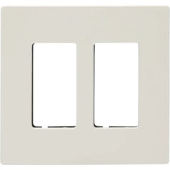 PASS & SEYMOUR Pass & Seymour RWP262LA Screwless Wallplate 2-Gang Light Almond