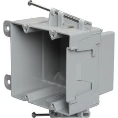 LEGRAND Pass & Seymour P235RAC Switch and Outlet Box, 2-Gang, With Threaded Mounting Holes