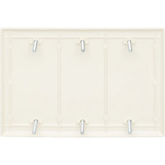 LEGRAND Pass & Seymour SP33I 3-Gang Wall Plate Blank Box Mounted Ivory