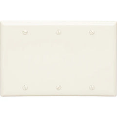 LEGRAND Pass & Seymour SP33I 3-Gang Wall Plate Blank Box Mounted Ivory