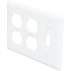 LEGRAND Pass & Seymour SP182W Combination Wall Plate 3 Gang Toggle and 2 Duplex