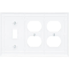 LEGRAND Pass & Seymour SP182W Combination Wall Plate 3 Gang Toggle and 2 Duplex