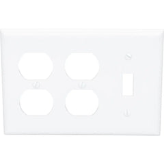 LEGRAND Pass & Seymour SP182W Combination Wall Plate 3 Gang Toggle and 2 Duplex