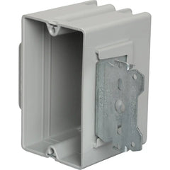 LEGRAND Pass & Seymour S118S50 Wood and Steel Stud Bracket Box With Quick/Click, Single-Gang