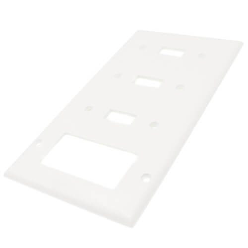 LEGRAND Pass & Seymour SP326-W Combination Wallplate 3 Gangs White