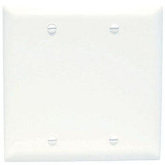 LEGRAND Pass & Seymour TP23W 2-Gang Blank Wall Plate Box Mounted White