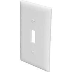 LEGRAND Pass & Seymour TP1W 1-Gang Toggle Switch Wall Plate, White