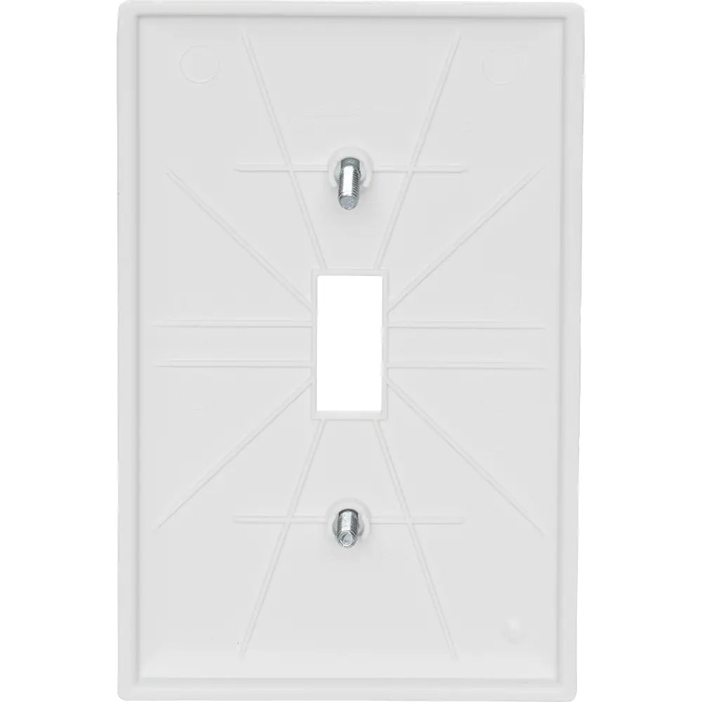 LEGRAND Pass & Seymour TP1W 1-Gang Toggle Switch Wall Plate, White