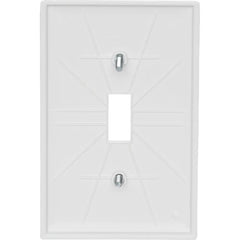 LEGRAND Pass & Seymour TP1W 1-Gang Toggle Switch Wall Plate, White