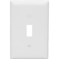 LEGRAND Pass & Seymour TP1W 1-Gang Toggle Switch Wall Plate, White