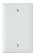 LEGRAND Pass & Seymour TP13W 1-Gang Blank Wall Plate, Box Mount - White