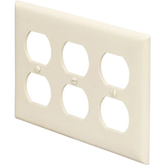 LEGRAND Pass & Seymour SP83I Duplex Receptacle Openings 3-Gang Ivory