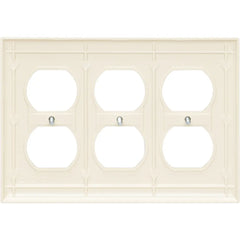 LEGRAND Pass & Seymour SP83I Duplex Receptacle Openings 3-Gang Ivory
