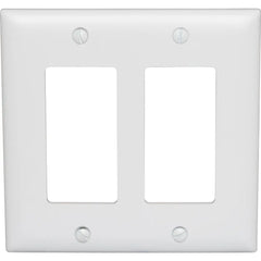 LEGRAND Pass & Seymour TP262W WALLPLATE STANDARD 2 4.7 IN H X 4-3/4 IN W