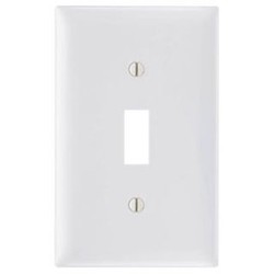 LEGRAND Pass & Seymour TP1LA Toggle Switch Wall Plate Standard Size Light Almond