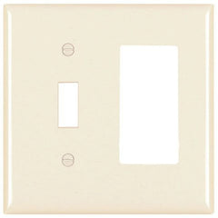 LEGRAND Pass & Seymour TP126LA WALLPLATE COMBINATION 2 4.7IN LT ALMOND