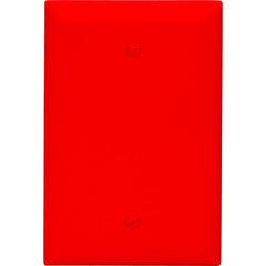 LEGRAND Pass & Seymour TP13RED Single-Gang TradeMaster Nylon Wall Plate, Blank, Red