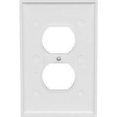 LEGRAND Pass & Seymour SPJ8W Duplex Receptacle Wall Plate, Single-Gang, Junior-Jumbo, White