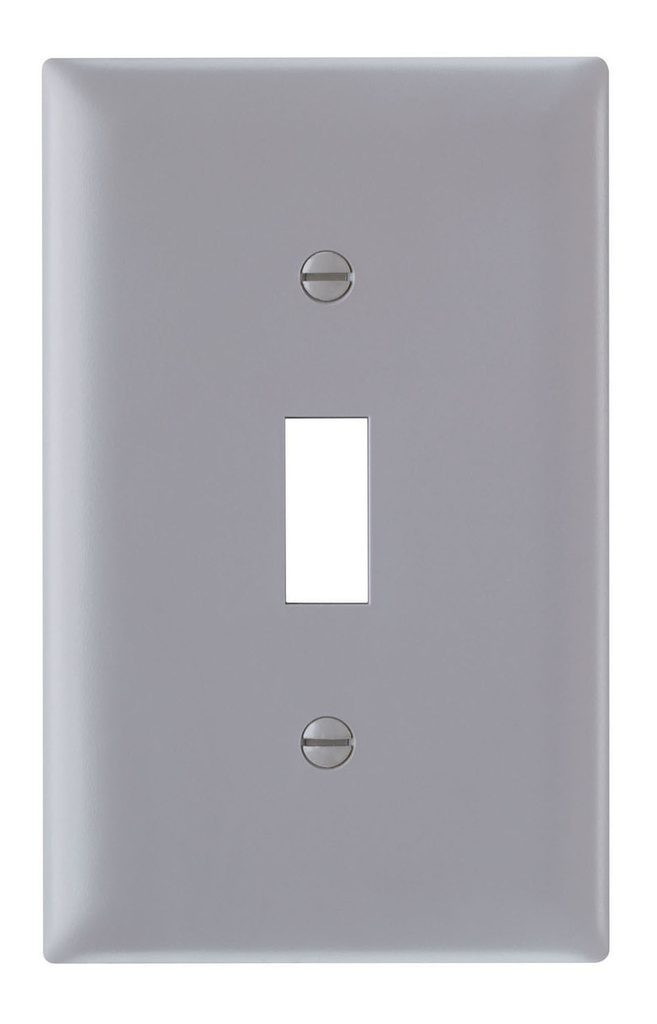 LEGRAND Pass & Seymour TP1GRY Standard Wallplate 1 Gang Gray