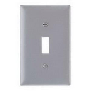 LEGRAND Pass & Seymour TP1GRY Standard Wallplate 1 Gang Gray