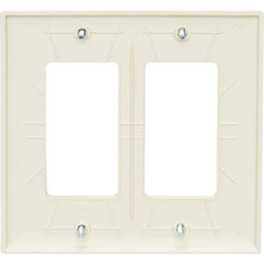 LEGRAND Pass & Seymour TP262I Decorator Wallplate, Thermoplastic, Size Standard, 2-Gang