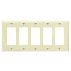 LEGRAND Pass & Seymour TP265W DECORATOR OPENINGS, FIVE GANG, WHITE