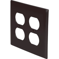 LEGRAND Pass & Seymour TP82 2G Receptacle Wallplate Standard Brown