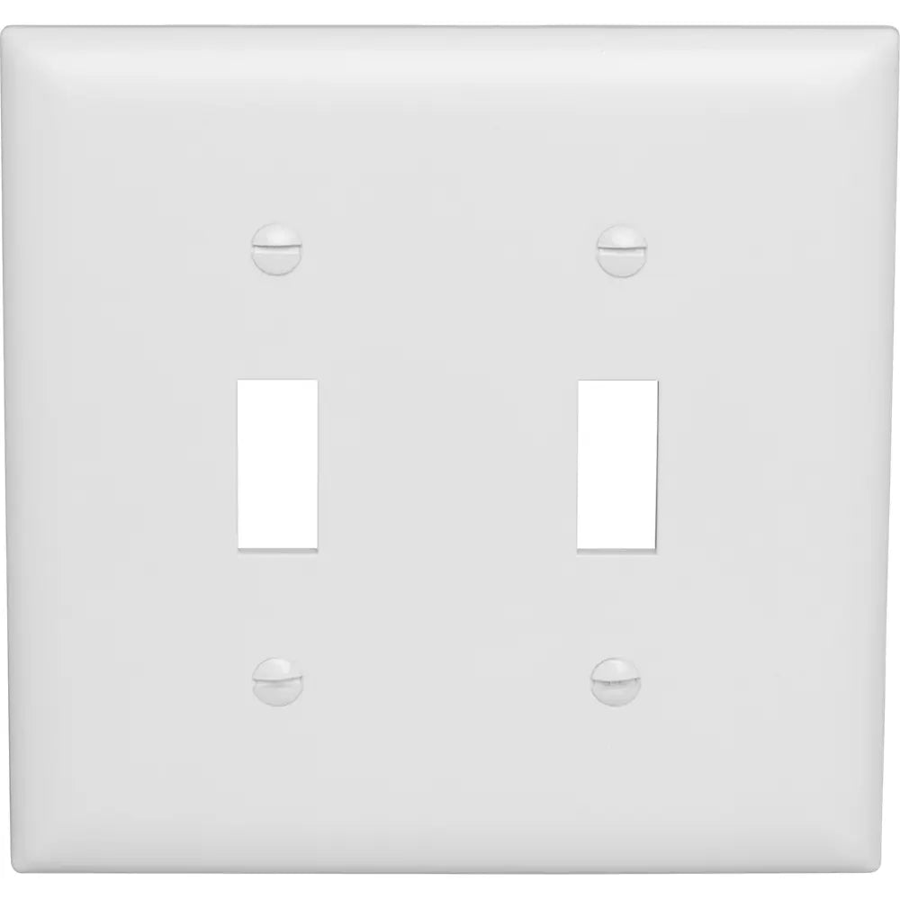 LEGRAND Pass & Seymour TP2W Wall Plate Standard Size Toggle Switch Cover White