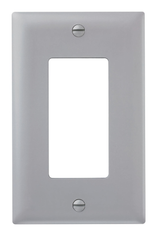 LEGRAND Pass & Seymour TP26GRY Decorator Openings, One Gang, Gray