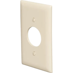 LEGRAND Pass & Seymour TP7I Nylon Wall Plate 1 Gang Single Receptacle Ivory