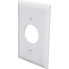 LEGRAND Pass & Seymour TP7GRY Single-Gang Nylon Wall Plate, Single Receptacle Opening, Gray