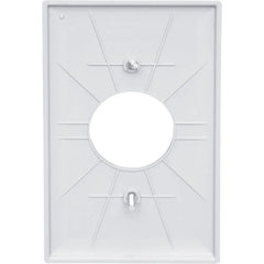 LEGRAND Pass & Seymour TP7GRY Single-Gang Nylon Wall Plate, Single Receptacle Opening, Gray