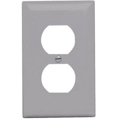 LEGRAND Pass & Seymour TP8GRY Wallplate 1 Gang 4.7 in Thermoplastic Gray