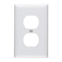 LEGRAND Pass & Seymour TP8W Duplex Receptacle Wall Plate 1-Gang Standard - White