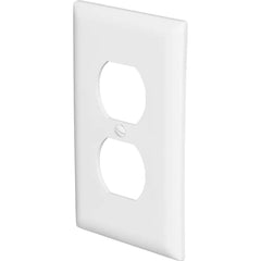 LEGRAND Pass & Seymour TP8W Duplex Receptacle Wall Plate 1-Gang Standard - White