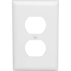 LEGRAND Pass & Seymour TP8W Duplex Receptacle Wall Plate 1-Gang Standard - White