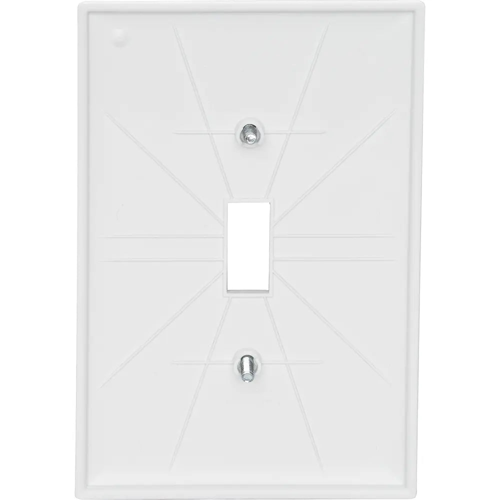 LEGRAND Pass & Seymour TPJ1W Single-Gang TradeMaster Nylon Toggle Switch Wall Plate, Jumbo, White