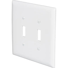 LEGRAND Pass & Seymour TPJ2W 2-Gang TradeMaster Nylon Toggle Switch Wall Plate Jumbo White