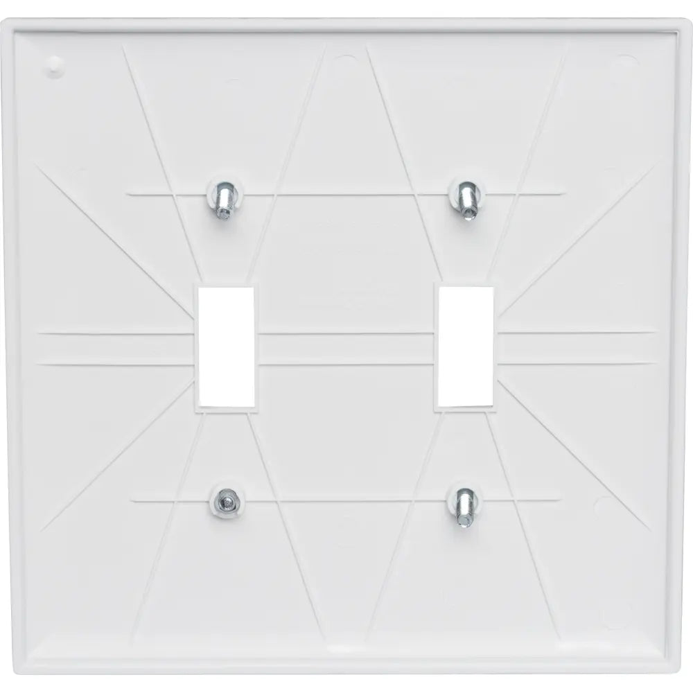 LEGRAND Pass & Seymour TPJ2W 2-Gang TradeMaster Nylon Toggle Switch Wall Plate Jumbo White