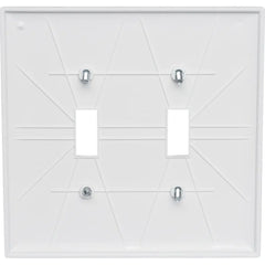 LEGRAND Pass & Seymour TPJ2W 2-Gang TradeMaster Nylon Toggle Switch Wall Plate Jumbo White
