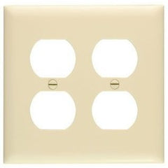 LEGRAND Pass & Seymour TP82I Standard Size Wallplate 2-Gang Duplex Receptacle