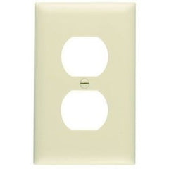 LEGRAND Pass & Seymour TP8I 1-Gang Duplex Receptacle Wall Plate - Ivory