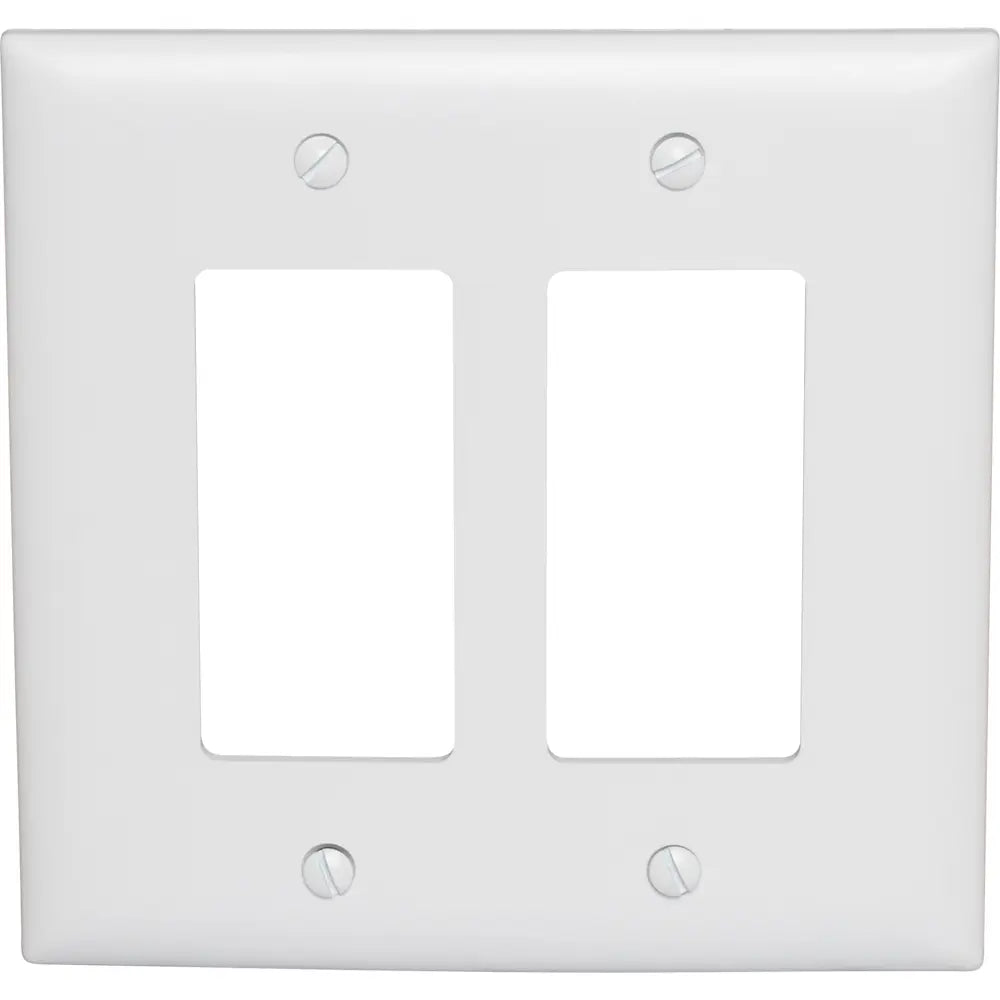 LEGRAND Pass & Seymour TPJ262W Decorator Wall Plate 2-Gang Jumbo White