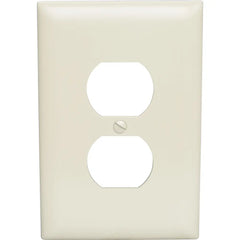 LEGRAND Pass & Seymour TPJ8I Duplex Receptacle Wall Plate, Single-Gang, Jumbo, Ivory
