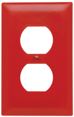 LEGRAND Pass & Seymour TP8RED Wallplate RCPT 1 4.7in Thermoplastic R