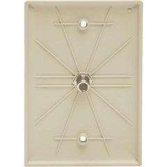 LEGRAND Pass & Seymour TPCATVI Single-Gang Pre-Configured Wall Plate with One F-Type Coupler, Ivory