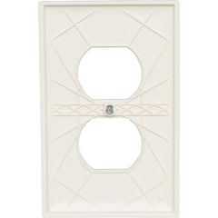 LEGRAND Pass & Seymour TP8LA Duplex Receptacle Openings, Single-Gang, Light Almond